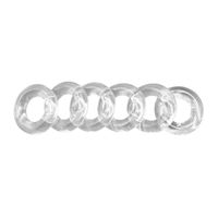 zestaw stretcherów na jądra boners ring master 6 sztuk