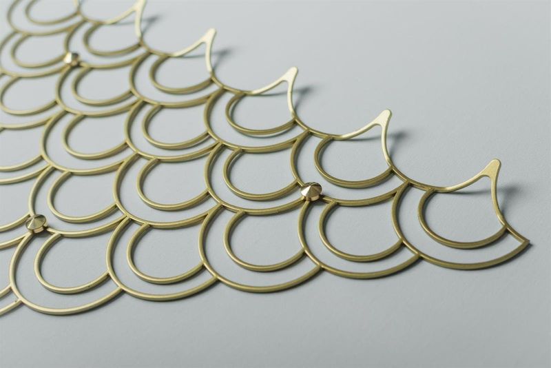 Wieszak Husk M Gold zdjęcie 2