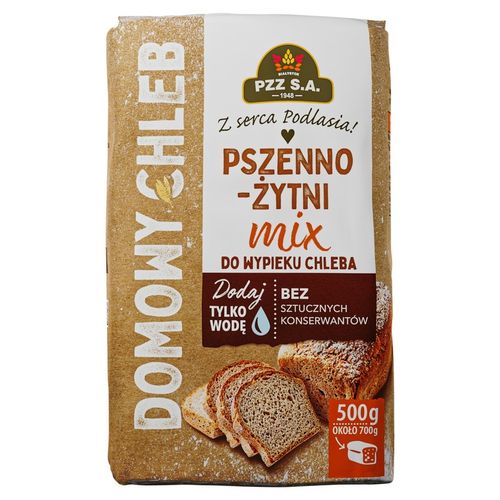 PZZ Mieszanka do wypieku chleba Mix pszenno-żytni 500 g x 12 sztuk na Arena.pl