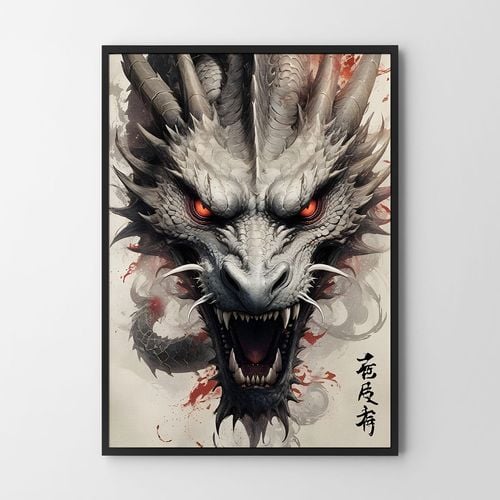 Plakat smok dragon 40x50 cm na Arena.pl