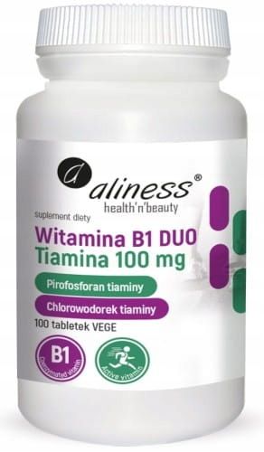 WITAMINA B1 (TIAMINA) DUO 100MG 100 KAPS - ALINESS na Arena.pl
