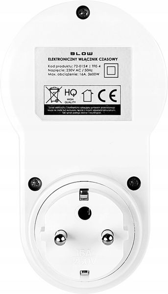 PROGRAMATOR CZASOWY DO GNIAZDKA TIMER WYŁĄCZNIK LCD CYFROWY 16 USTAWIEŃ zdjęcie 4