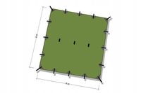 Tarp 4x4 DD Hammocks - Forest Green