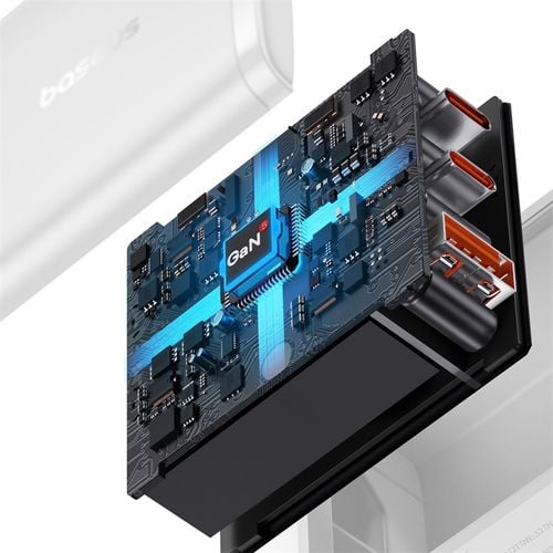 ładowarka sieciowa gan cube pro 65w 2x usb-c usb-a biała na Arena.pl