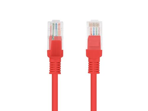 Patchcord Lanberg UTP kat.5e 1m czerwony na Arena.pl
