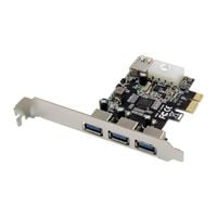 MicroConnect 3+1 port USB 3.0 PCIe card