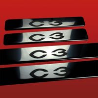 Listwa progowa CITROEN C3 MK1 Stal nierdzewna 304 połysk 4szt