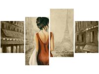 OBRAZ PARYSKI SPACER KOBIETY FRANCE