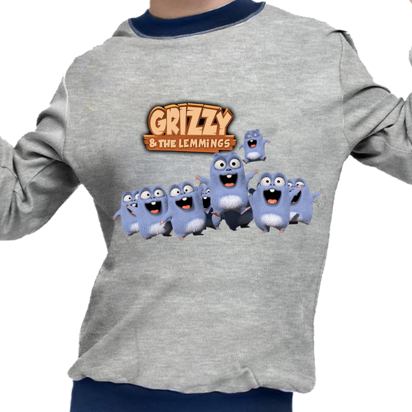 Piżama dziecięca Grizzy i Lemingi zdjęcie 1