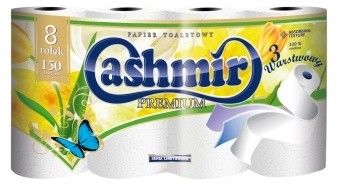 Papier toaletowy CASHMIR Premium 3W 8szt. BIAŁY