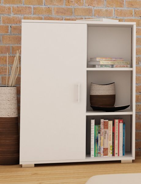 SZAFKA STOJĄCA BIAŁA zdjęcie 1