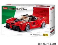 KLOCKI SLUBAN MB Samochód sportowy Ferrari Auto 262 el. kompatyb. z LEGO