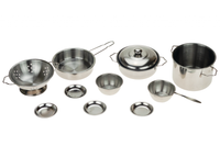 TG55525 DUŻE GARNKI METALOWE DLA DZIECI ZESTAW GARNKÓW