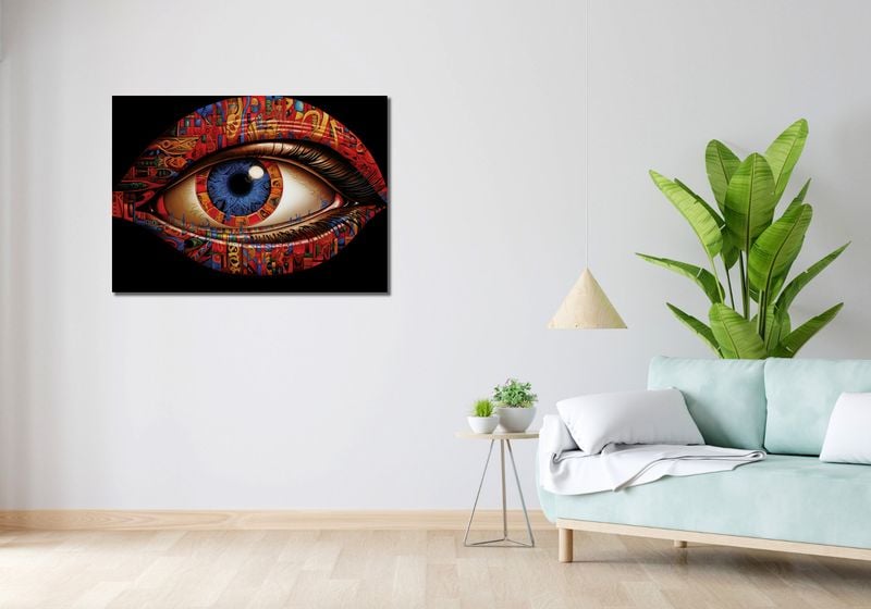 Obraz 100x70cm W Oku Obserwatora zdjęcie 2