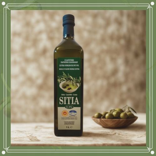 GRECKA oliwa z oliwek SITIA 1L 0,3% EXTRA VIRGIN - nowy zbiór data do 01/27 na Arena.pl