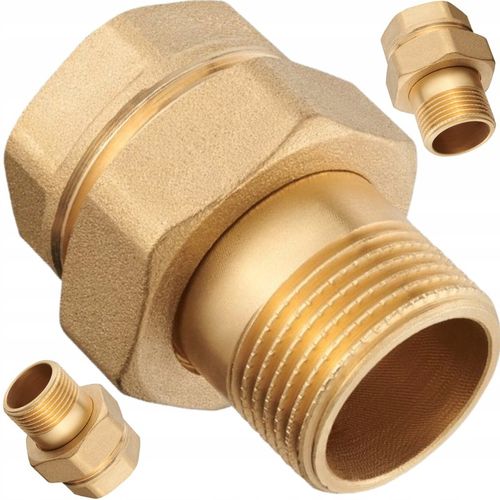 ŚRUBUNEK MOSIĘŻNY PROSTY 1" DN25 Z ORINGIEM USZCZELKĄ SOLIDNY WYSOKA na Arena.pl