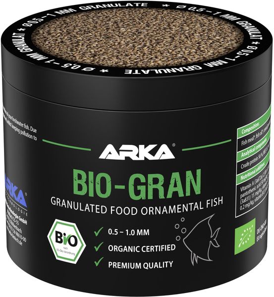 ARKA Bio-Gran Organic 500 ml BIO pokarm dla ryb akwariowych zdjęcie 1
