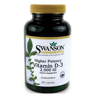 Witamina D3 2000 IU Vitamin D-3 250 kapsułek SWANSON
