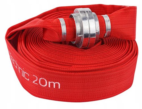 WĄŻ STRAŻACKI PARCIANY DO WODY SZAMBA SZYBKOZŁĄCZKA 2" 20 M 8 BAR na Arena.pl