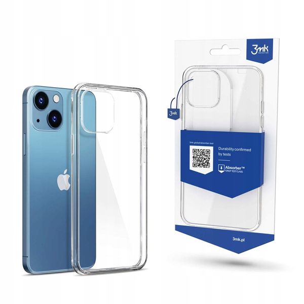 Silikonowe etui na Apple iPhone 13 Mini - 3mk Clear Case zdjęcie 1