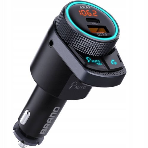 TRANSMITER samochodowy FM BLUETOOTH ŁADOWARKA AKAI FMT-80BT na Arena.pl