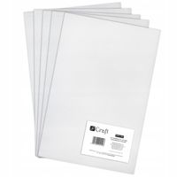 filc poliestrowy a4, 5 szt. white 2103 a'6