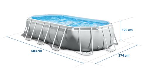 Basen stelażowy 503x274x122cm 12w1 INTEX 26796 na Arena.pl