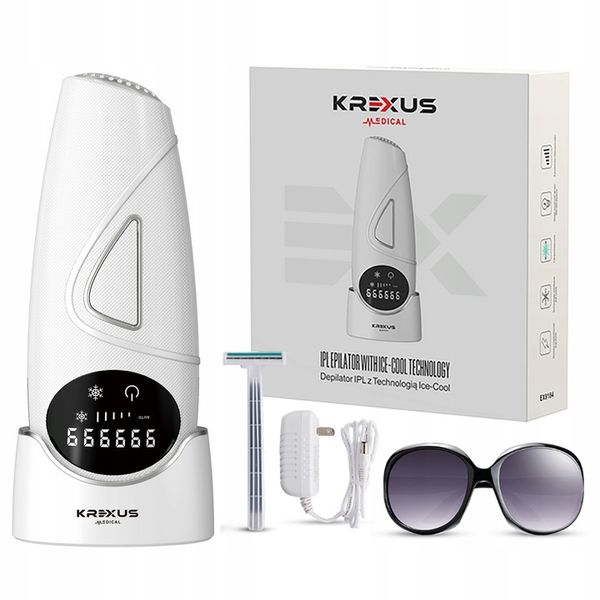 Depilator IPL Krexus Pro ICE COOL Ciało Bikini zdjęcie 1