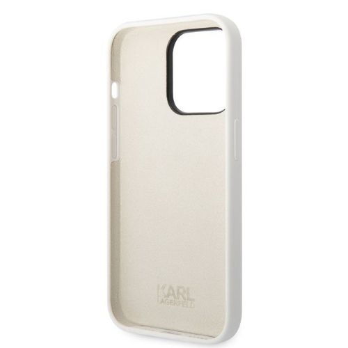 Karl Lagerfeld KLHCP14LSNIKBCH iPhone 14 Pro 6,1" hardcase biały/white na Arena.pl