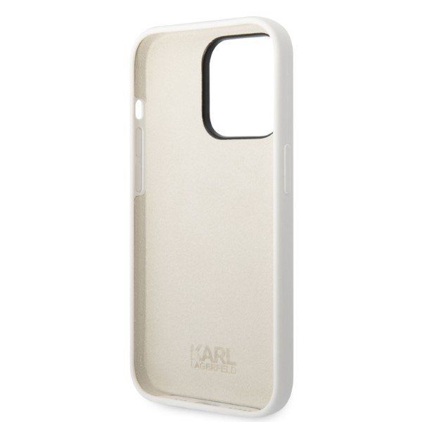 Karl Lagerfeld KLHCP14LSNIKBCH iPhone 14 Pro 6,1" hardcase biały/white zdjęcie 7