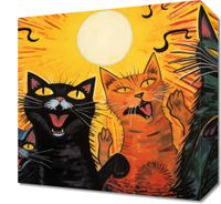 Obraz 30x30cm Kocie Koncertowanie