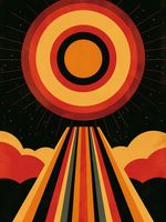 Plakat 15x20cm Promienie Witalności