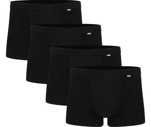 4x BOKSERKI MĘSKIE BAWEŁNIANE CZARNE ZESTAW ELASTYCZNE WYGODNE XL na Arena.pl