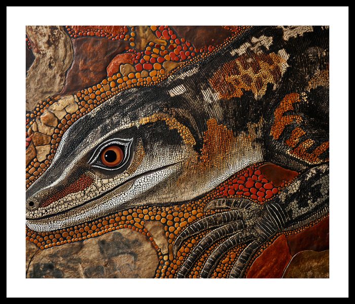 Plakat 60x50cm Oko Jaszczurki zdjęcie 3