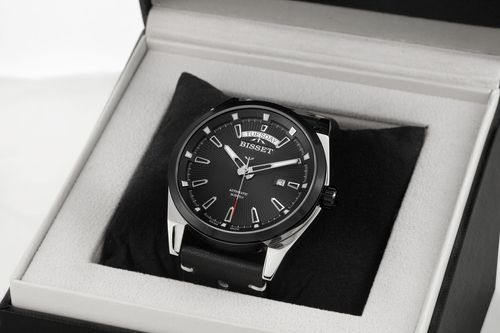 ZEGAREK MĘSKI BISSET BSCF39 - AUTOMAT (zb099b) na Arena.pl