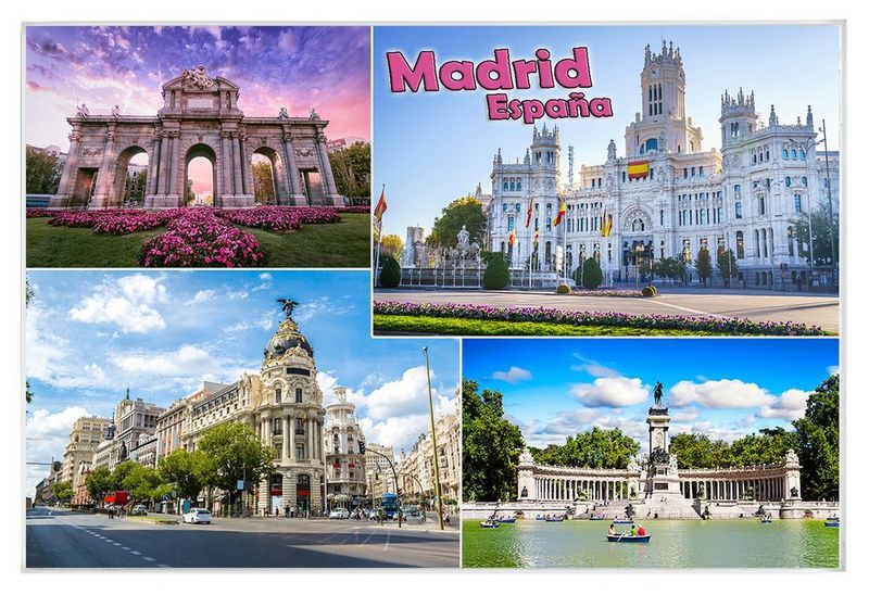 Madryt - magnes szklany zdjęcie 1