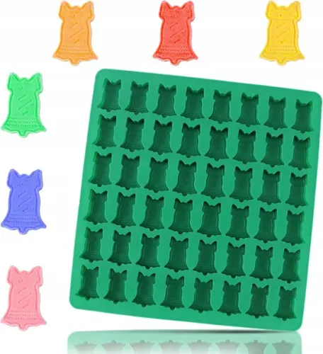 Forma Silikonowa do Ciastek i Mini Czekoladek 48 Świąteczne Dzwonki na Arena.pl