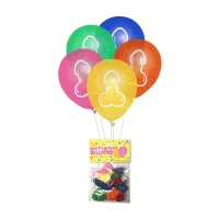 little genie balony lateksowe wielokolorowe 8 szt. dekoracyjne