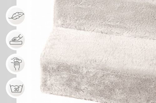 Schodki dla psa 3-stopnie tapicerowane jasnoszare podest dla psa do kanapy na Arena.pl