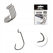 Haczyk Haczyki FL WORM nr 3/0 B. Nickel 5 szt