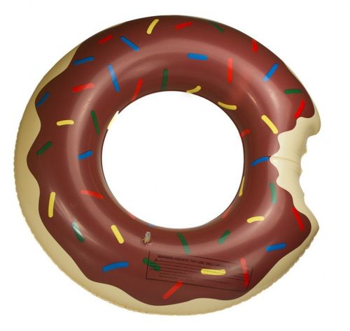 Koło dmuchane Donut 90cm różowe na Arena.pl