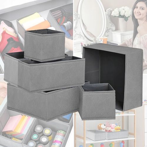 ORGANIZER DO SZUFLADY SZAFY NA UBRANIA BIELIZNĘ SKARPETKI POJEMNIK 6 na Arena.pl