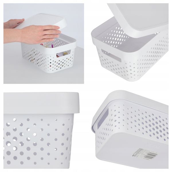 Curver Pojemnik Pudełko Z Pokrywką 4,5 L Biały zdjęcie 2