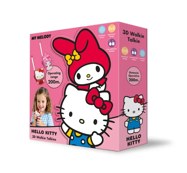 Walkie Talkie Hello Kitty 3D HK50203 zdjęcie 1