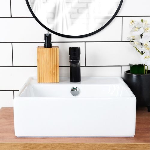 Dozownik do mydła bambusowy 280 ml na Arena.pl