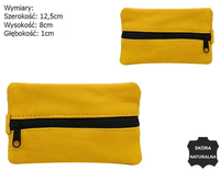 kluczówka skórzana kc-02-ln-7781 yellow