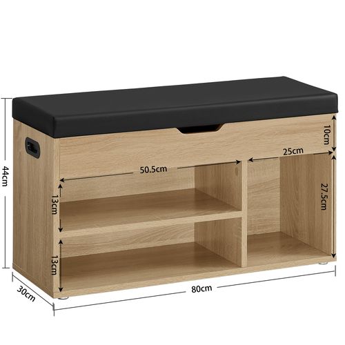 Szafka na Buty z Siedziskiem - sonoma - LHS030B11 na Arena.pl