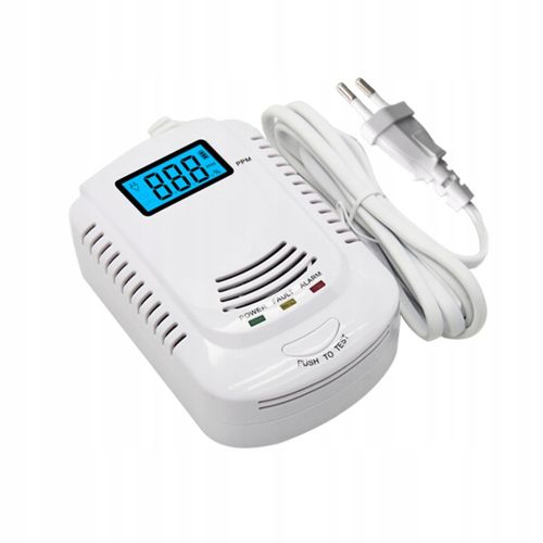 CERTYFIKOWANY CZUJNIK CZADU GAZU TLENKU WĘGLA PPM WYKRYWA CO ALARM na Arena.pl