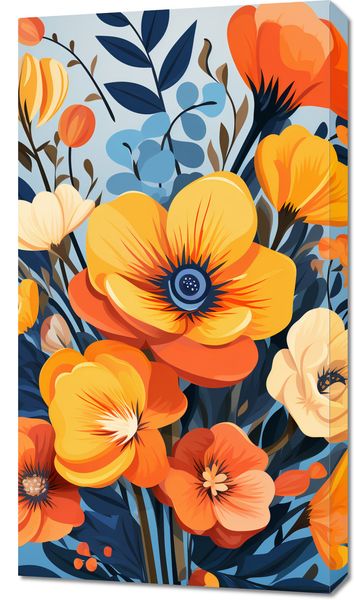 Obraz 50x90cm Kwiatowy Majestat zdjęcie 1