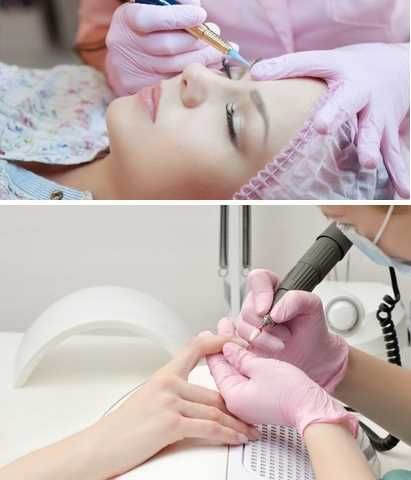 rękawice nitrylowe 100 szt. 9-l nitrylex pink na Arena.pl